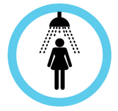 shower icon 654142231b747 - Women's Only Health and Fitness